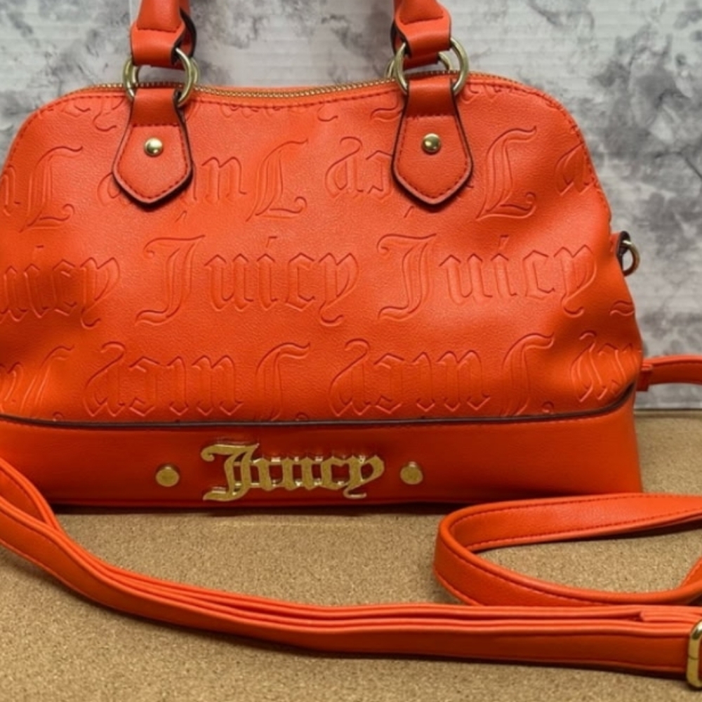 Juicy Couture Rich & Vibrant Orange Satchel #133